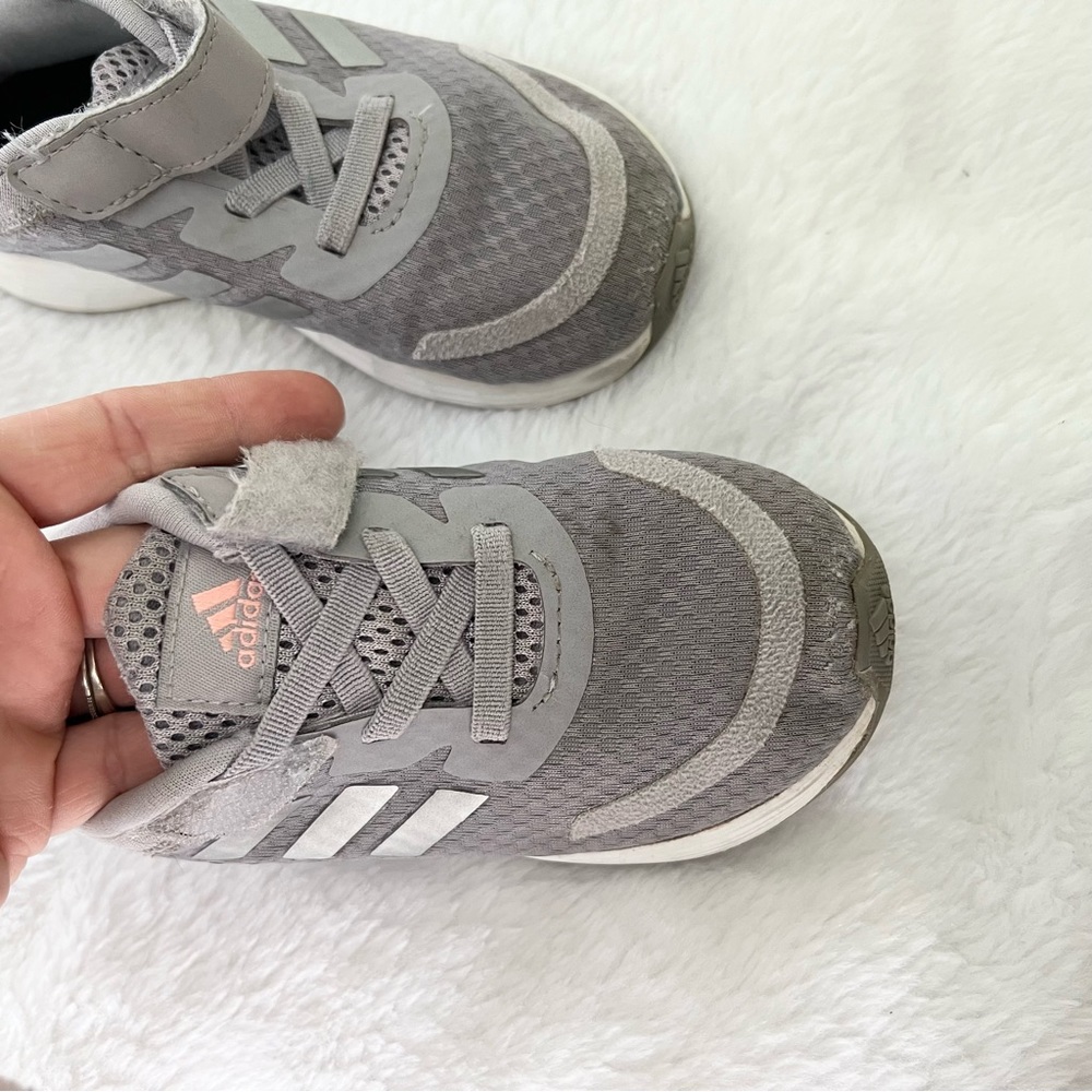 Adidas Duramo Toddler Girls Shoes - Size 9 - Color Grey - Picture 9 of 16